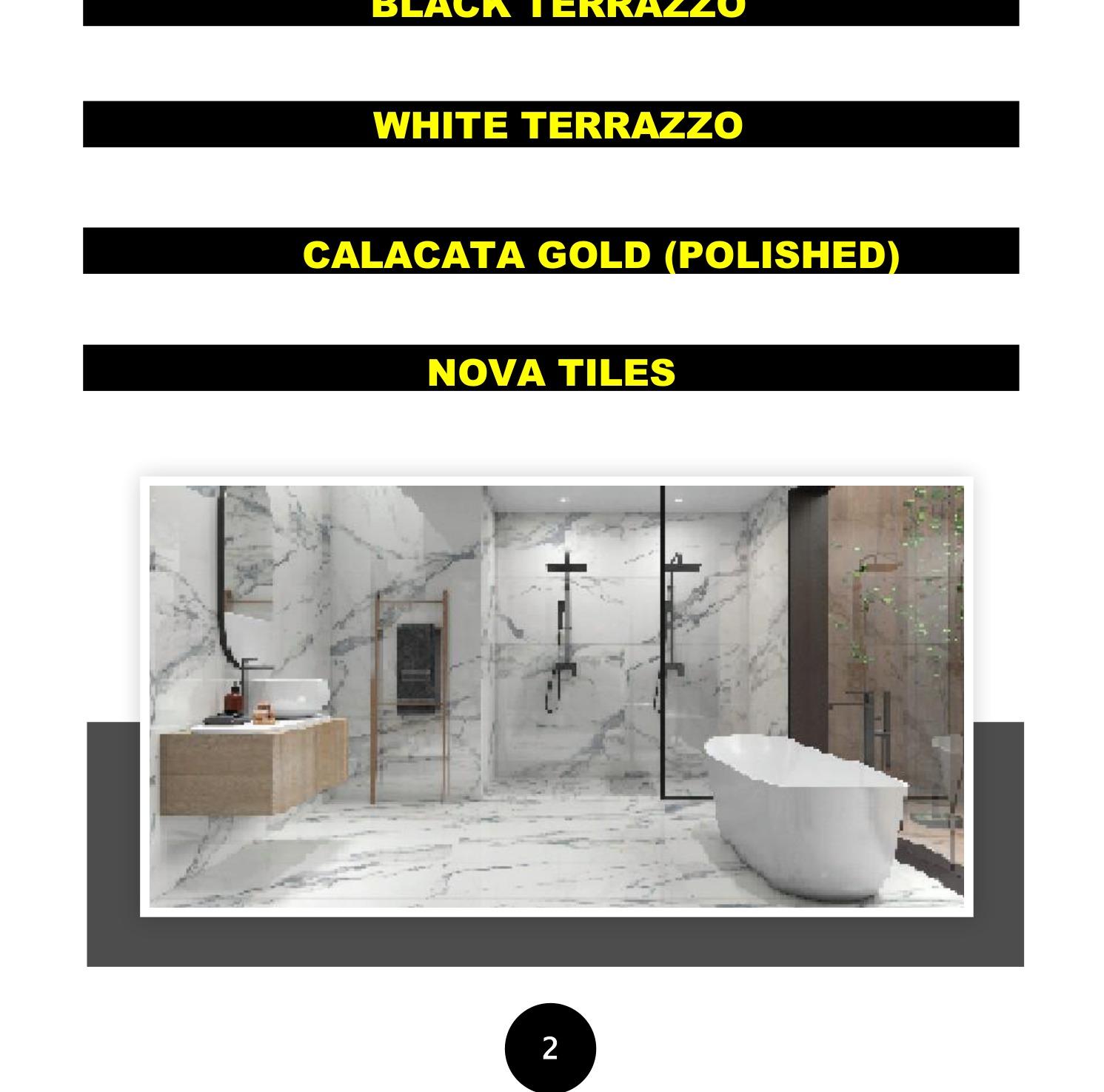 Calacatta inspiration